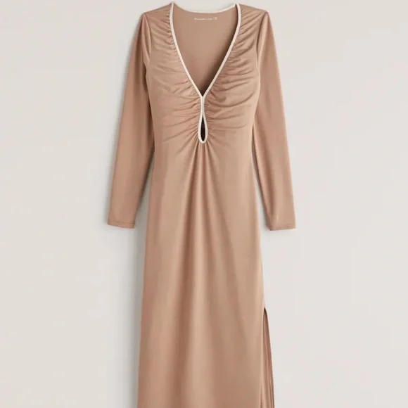 chinese dress ladies Keyhole Midi Dress -